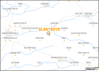 map of Oláhtanya