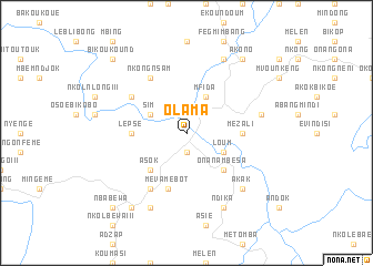 map of Olama