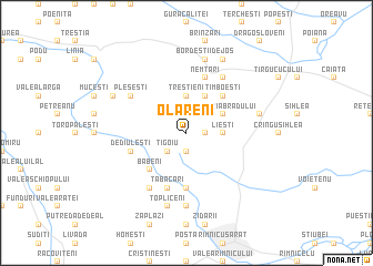 map of Olăreni