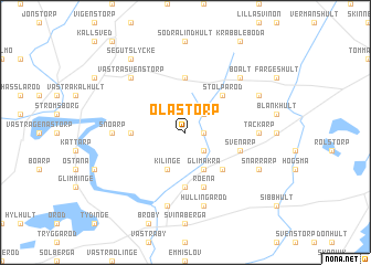map of Olastorp