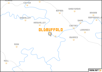map of Old Buffalo