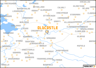 map of Oldcastle