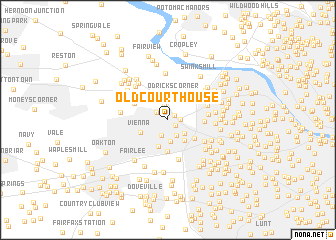 map of Old Courthouse