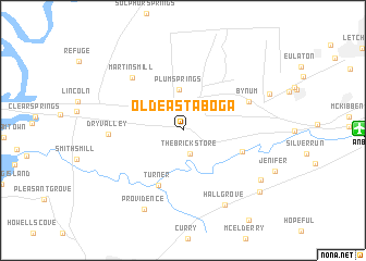 map of Old Eastaboga