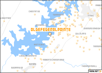 map of Olde Federal Pointe