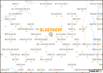 map of Oldendorf