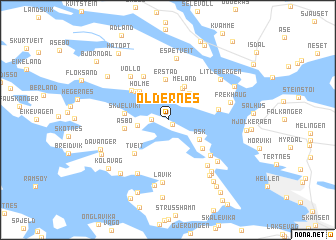 map of Oldernes