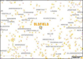 map of Oldfield