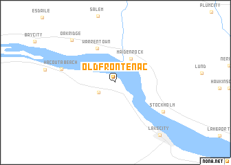 map of Old Frontenac