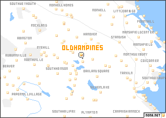 map of Oldham Pines