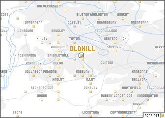 map of Old Hill