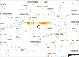 map of Oldtowndonore