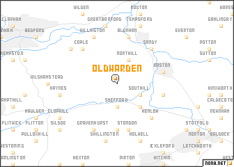 map of Old Warden