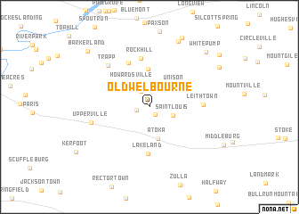 map of Old Welbourne