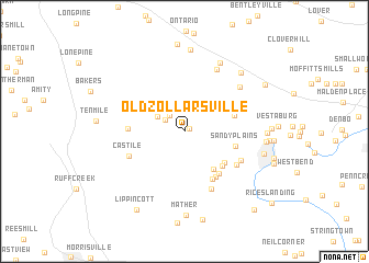 map of Old Zollarsville