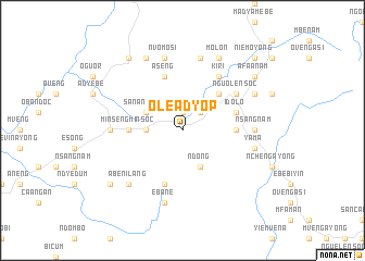 map of Oleadyop