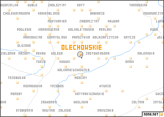 map of Olechowskie