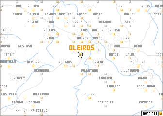 map of Oleiros