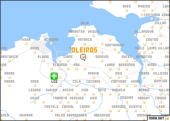 map of Oleiros