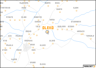 map of Oleko