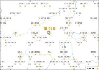 map of Olela