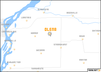 map of Olena