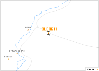 map of Ölengti