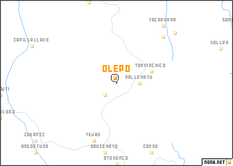 map of Olepo
