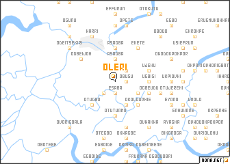 map of Oleri