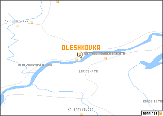 map of Oleshkovka