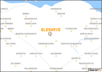 map of Oleshnya