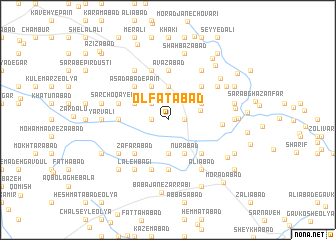 map of Olfatābād