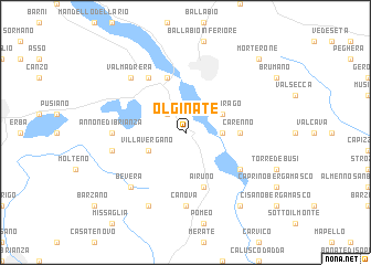 map of Olginate