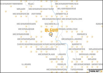 map of Olguín