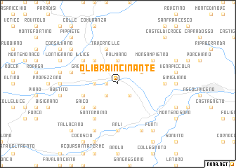 map of Olibra Incinante