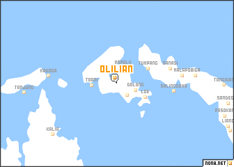 map of Olilian