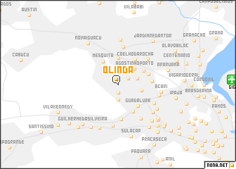 map of Olinda