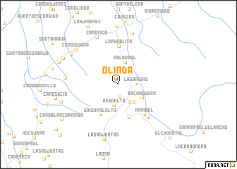 map of Olinda