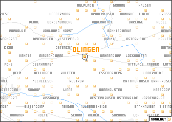 map of Ölingen