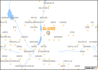 map of Oliván