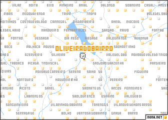 map of Oliveira do Bairro