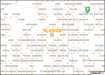 map of Oliveira