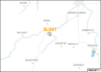 map of Olivet