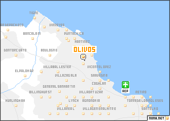 map of Olivos