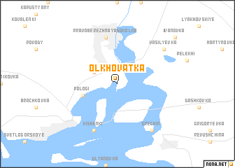 map of Olʼkhovatka