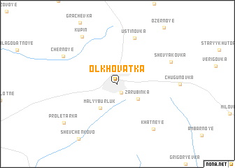 map of Olʼkhovatka