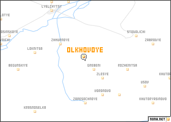 map of Olʼkhovoye