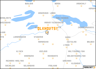 map of Olʼkhovtsy