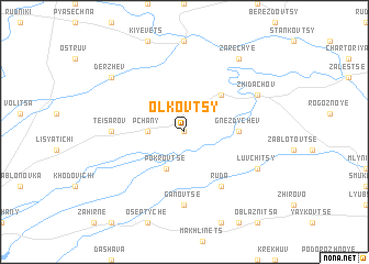 map of Olʼkovtsy