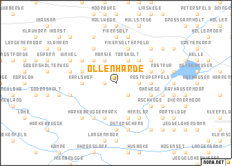 map of Ollenharde